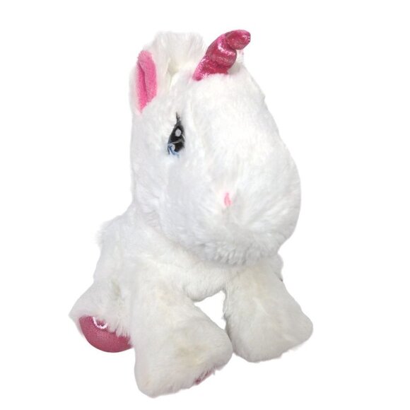 Precious Moments Aurora White Unicorn Sparkle Plush Stuffed Animal 2016 8" - Picture 1 of 8